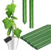 Arac sustinere plante otel si plastic lungime 90 cm verde